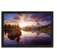 "Sunrise On Lago Di Federa", Framed Photograph Print, Ready To Hang