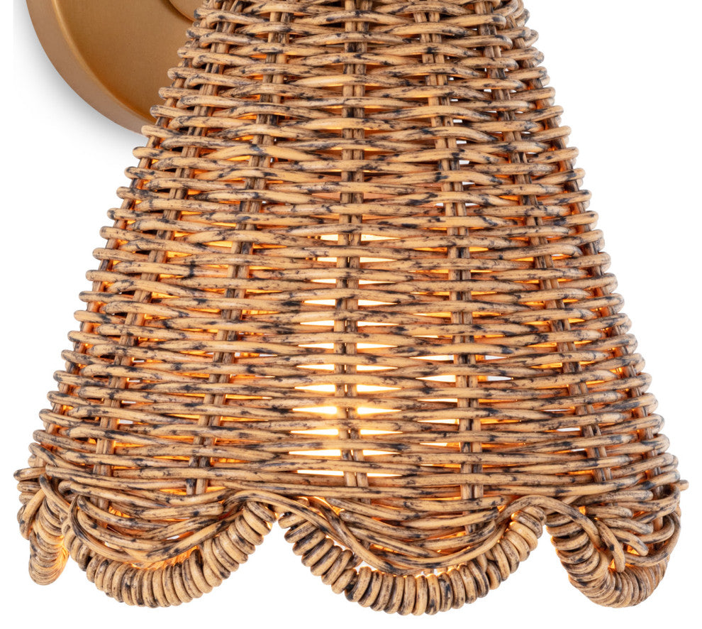 Regina Andrew Kismet Hanging Sconce, Natural Brass, Brass