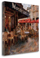 "Mondrian Cafe" By Noemi Martin, Giclee Print on Gallery Wrap Canvas