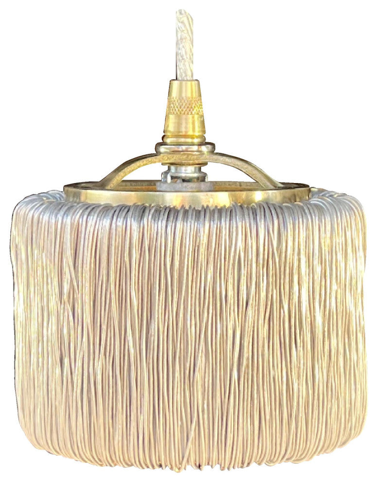 Tesla Wire Coil Shade Mini Pendant 1