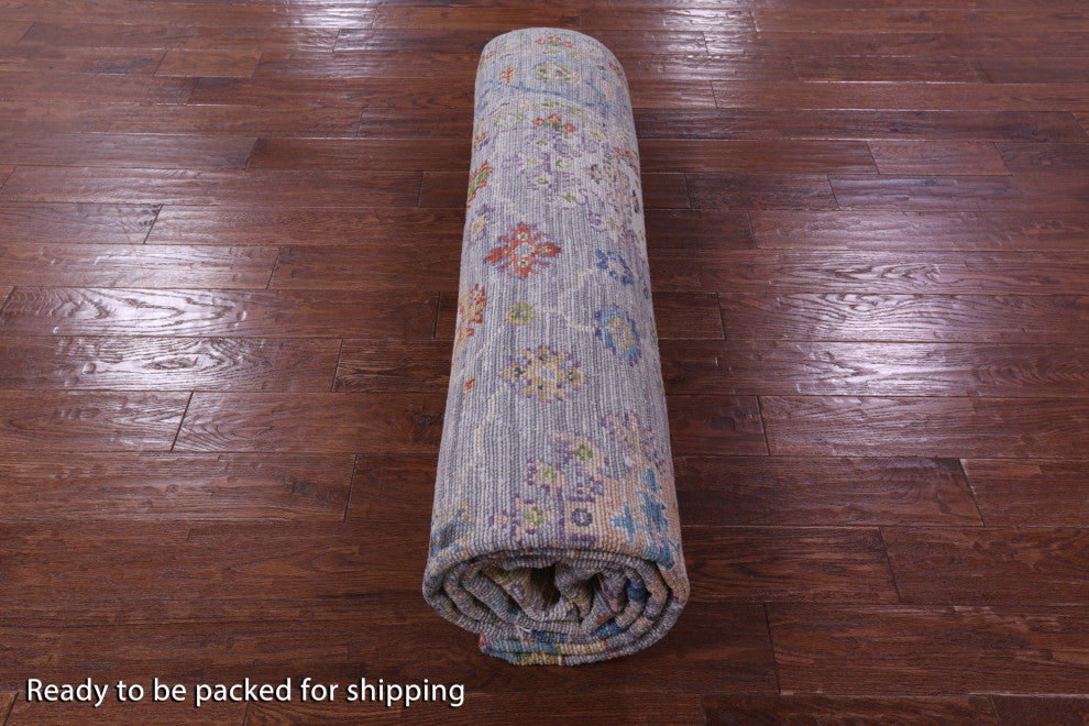 8' 4" X 9' 11" Turkish Oushak Handmade Wool Rug - Q15607