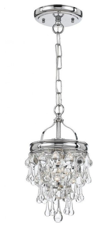 Crystorama 131CH One Light Mini Chandelier Calypso