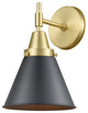 Innovations 447-1W-SG-M13-BK 1-Light Sconce, Satin Gold