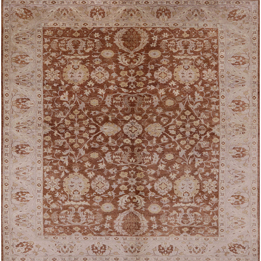 Ahgly Company Indoor Square Mid-Century Modern Area Rugs, 5' Square