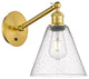 Innovations 317-1W-SG-GBC-84 1-Light Sconce, Satin Gold