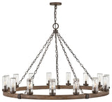 Sawyer 15-Light Outdoor Hanging, Sequoia