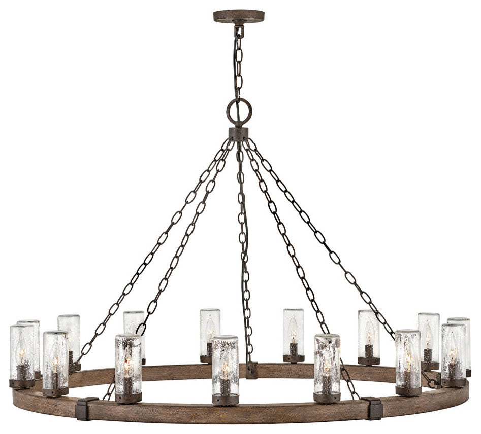 Sawyer 15-Light Outdoor Hanging, Sequoia