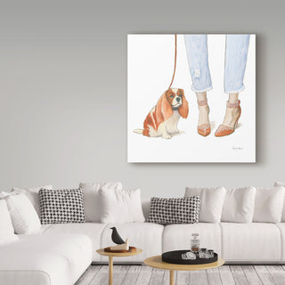 Emily Adams 'Furry Fashion Friends Iv' Canvas Art, 18"x18"