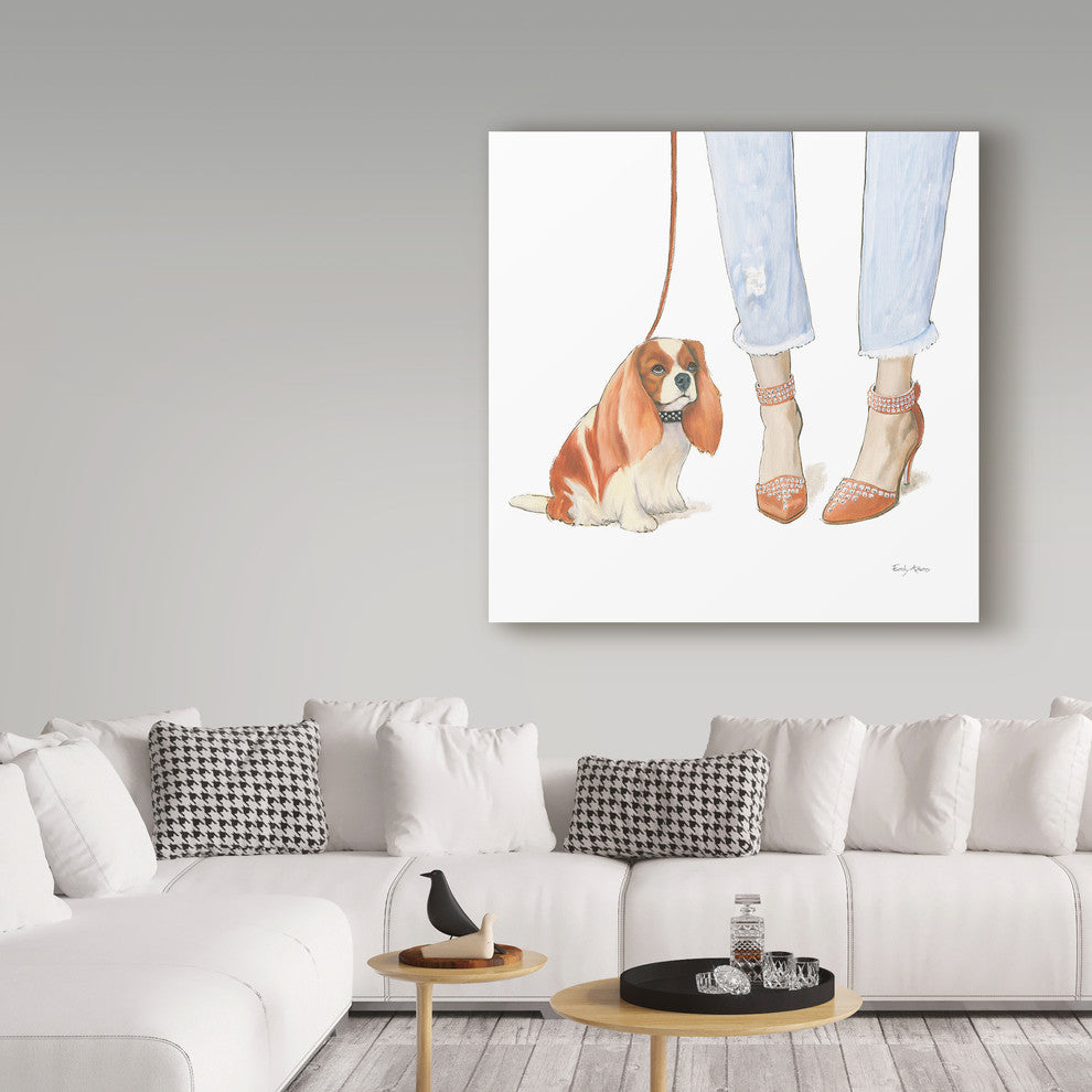 Emily Adams 'Furry Fashion Friends Iv' Canvas Art, 18"x18"