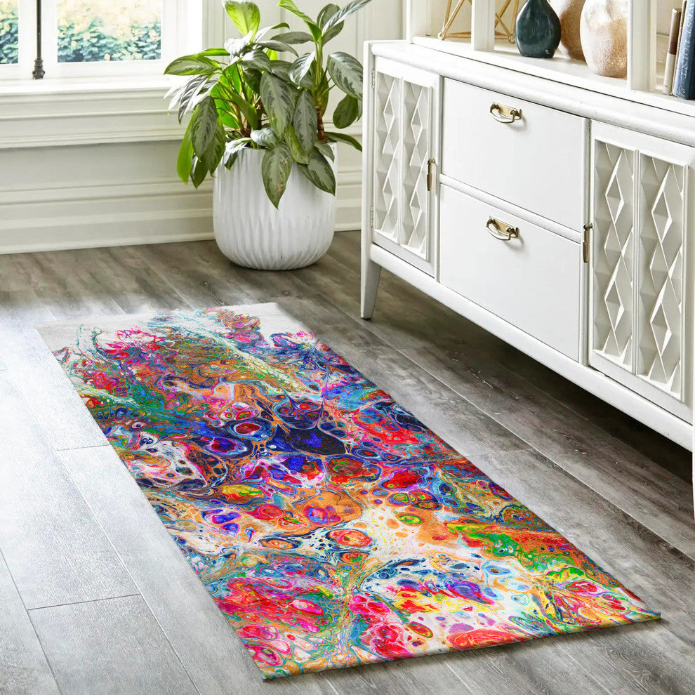 Kikiamo KK1 Carnival 2'3" x 7'6" Runner Rug