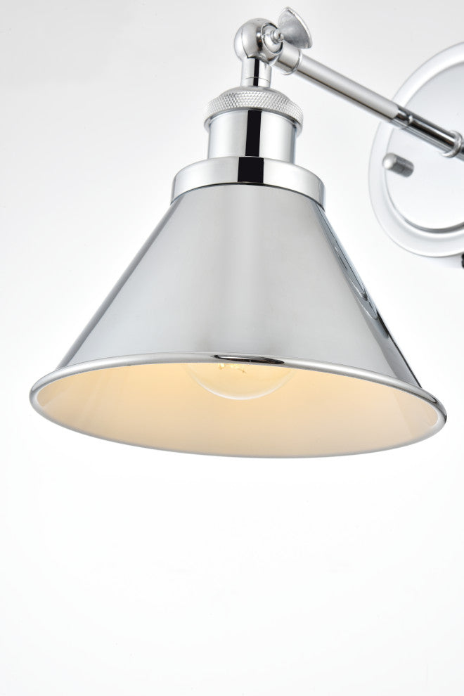 1 Light Chrome Plug, Wall Sconce