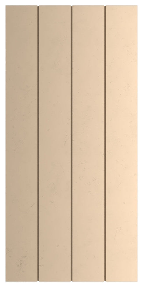 Rustic 4 Board Joined B-N-B Faux Wood Shutters, Smooth, 22x54"