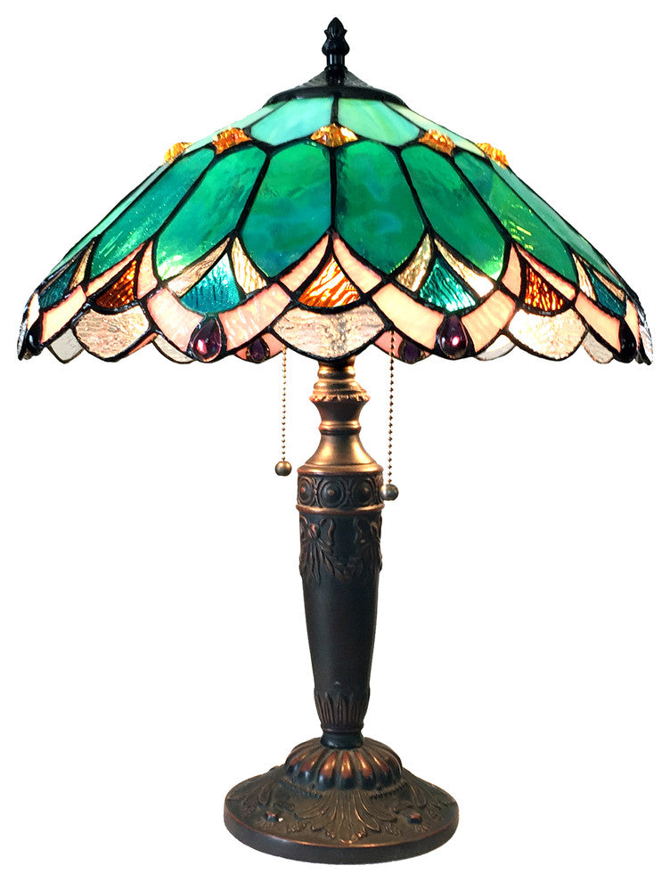 Chloe Lighting Demeter 2 Light Table Lamp