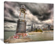 "Lake Michigan Navigation Light" Canvas Print40"x30"