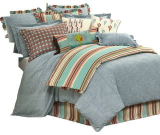 Chambray Comforter Set, Super King