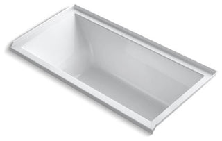 Kohler Underscore Rectangle 60" X 30" Alcove Bath w/ Right-Hand Drain, White