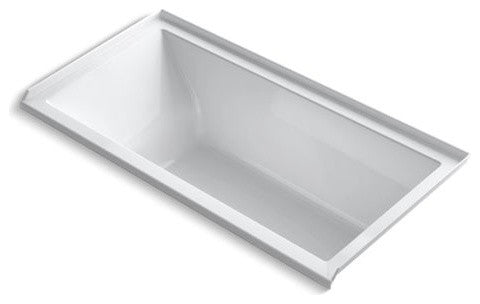 Kohler Underscore Rectangle 60" X 30" Alcove Bath w/ Right-Hand Drain, White