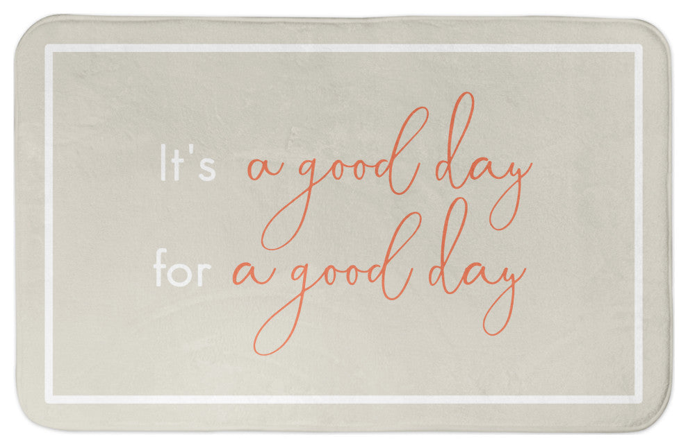 It's A Good Day 34x21 Bath Mat