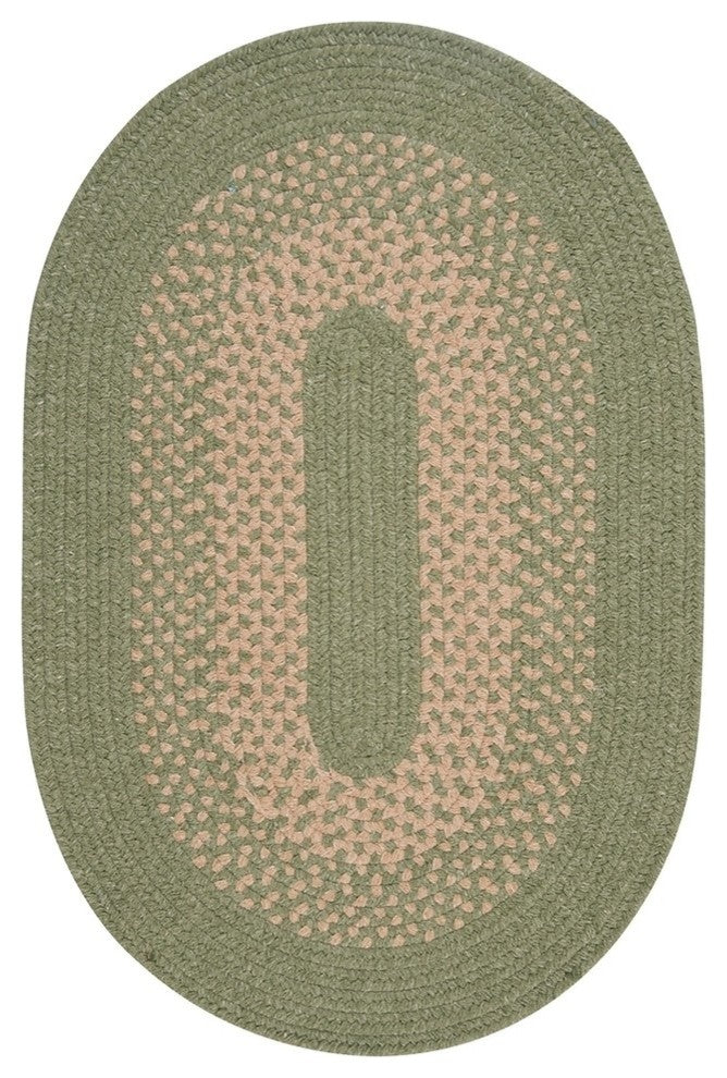 Colonial Mills Jackson JK60 Palm Traditional Area Rug, Oval 3'x5'