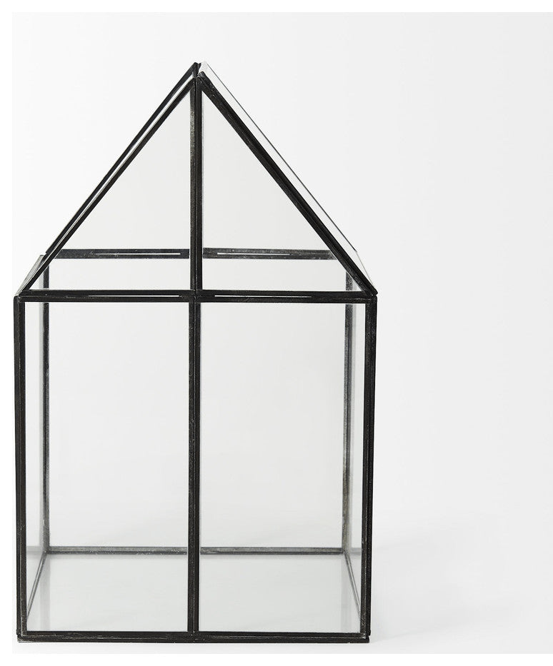 Xl House Shaped Glass Terrarium