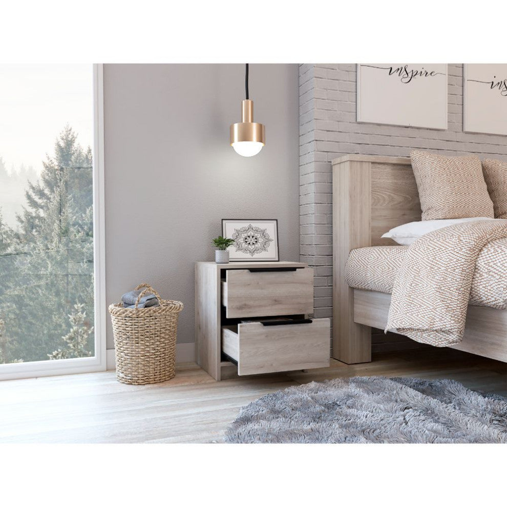 Washington Night Stand, Light Gray