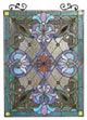 Izzy Tiffany-Glass Victorian Window Panel