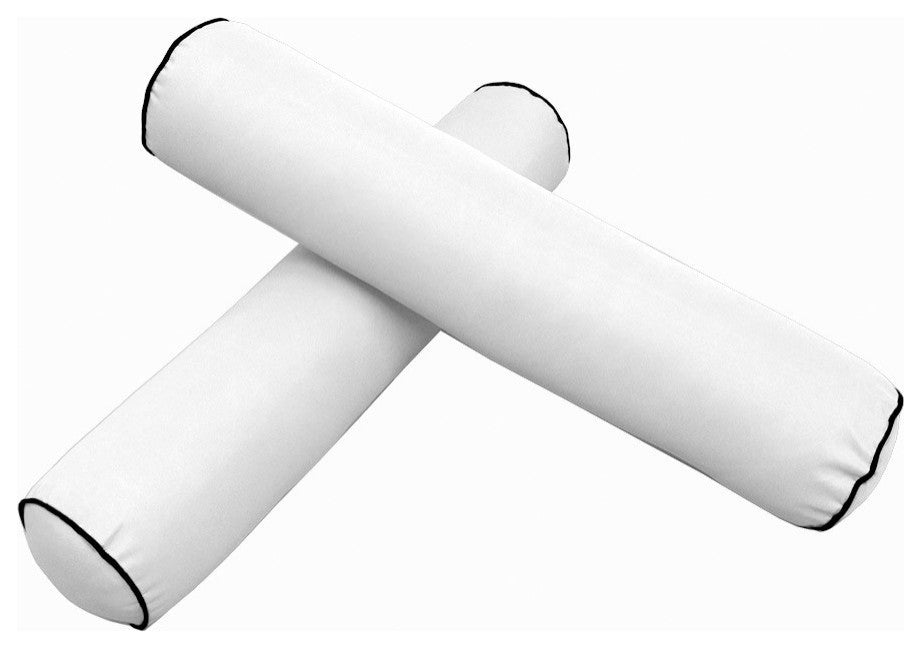 Style5 Twin Contrast Pipe Outdoor Mattress Bolster Slip Cover COMPLETE SET AD106
