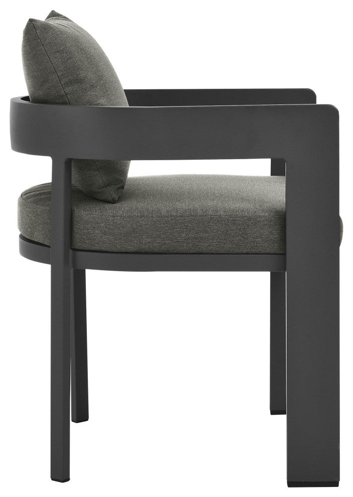 Tahoe 9-Piece Aluminum Dining Set, Gray Charcoal