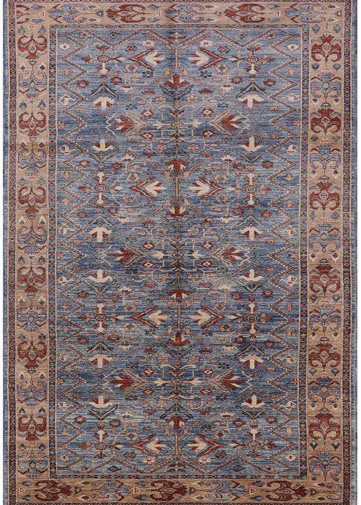 Ahgly Company Indoor Rectangle Mid-Century Modern Area Rugs, 7' x 10'