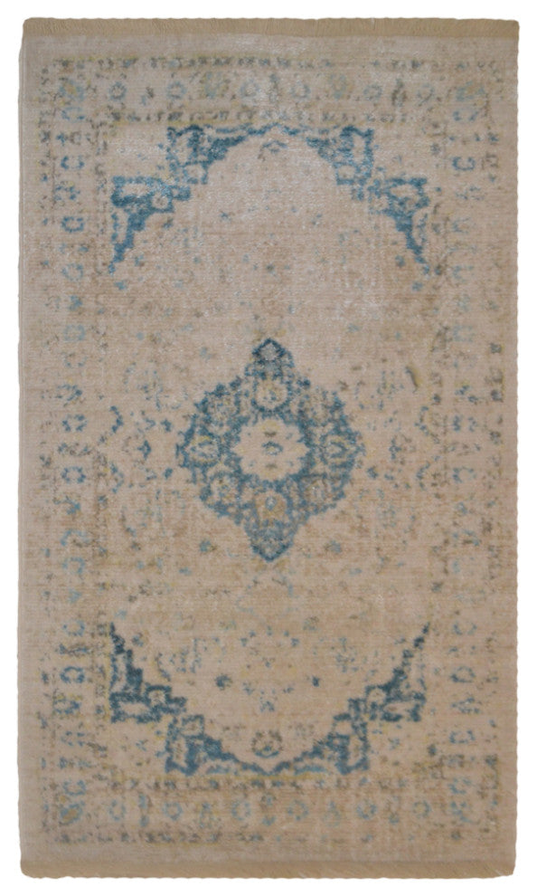 Machine Made Polyester Durable Indoor Outdoor Washable Oriental Pattern Footmat