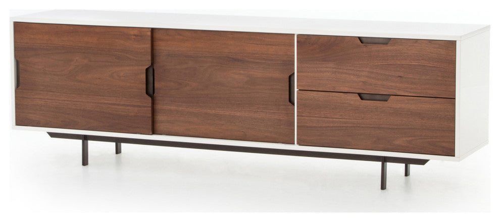 Tucker Large Media Console, White