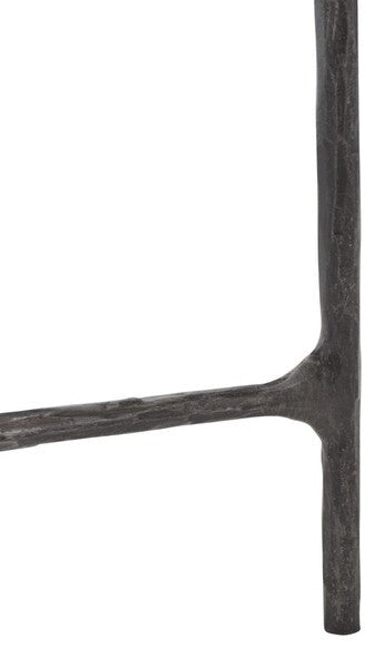 Safavieh Couture Jessa Forged Metal Rectangle Console Table, Black