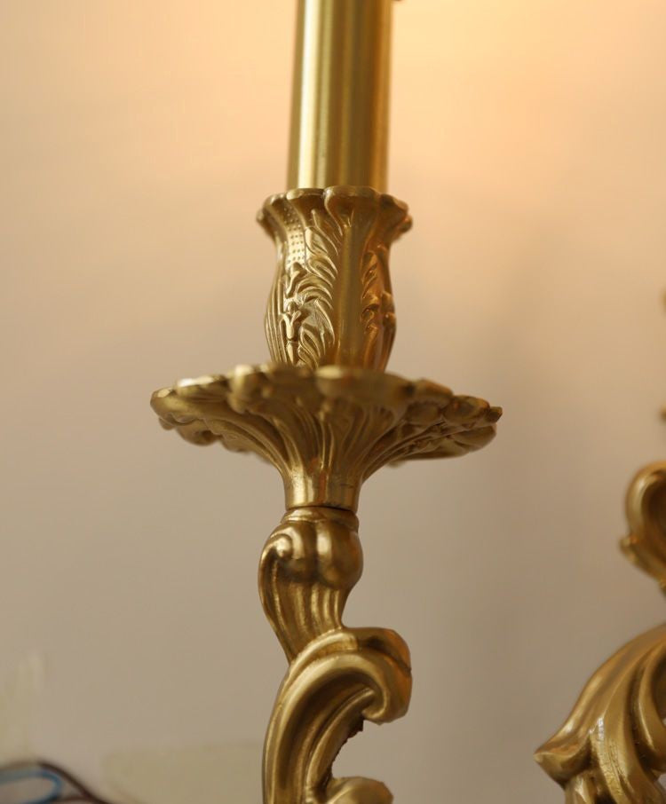 Luxury Wall Lamp in the Classic French Style, Living Room, Bedroom, 3 Lights