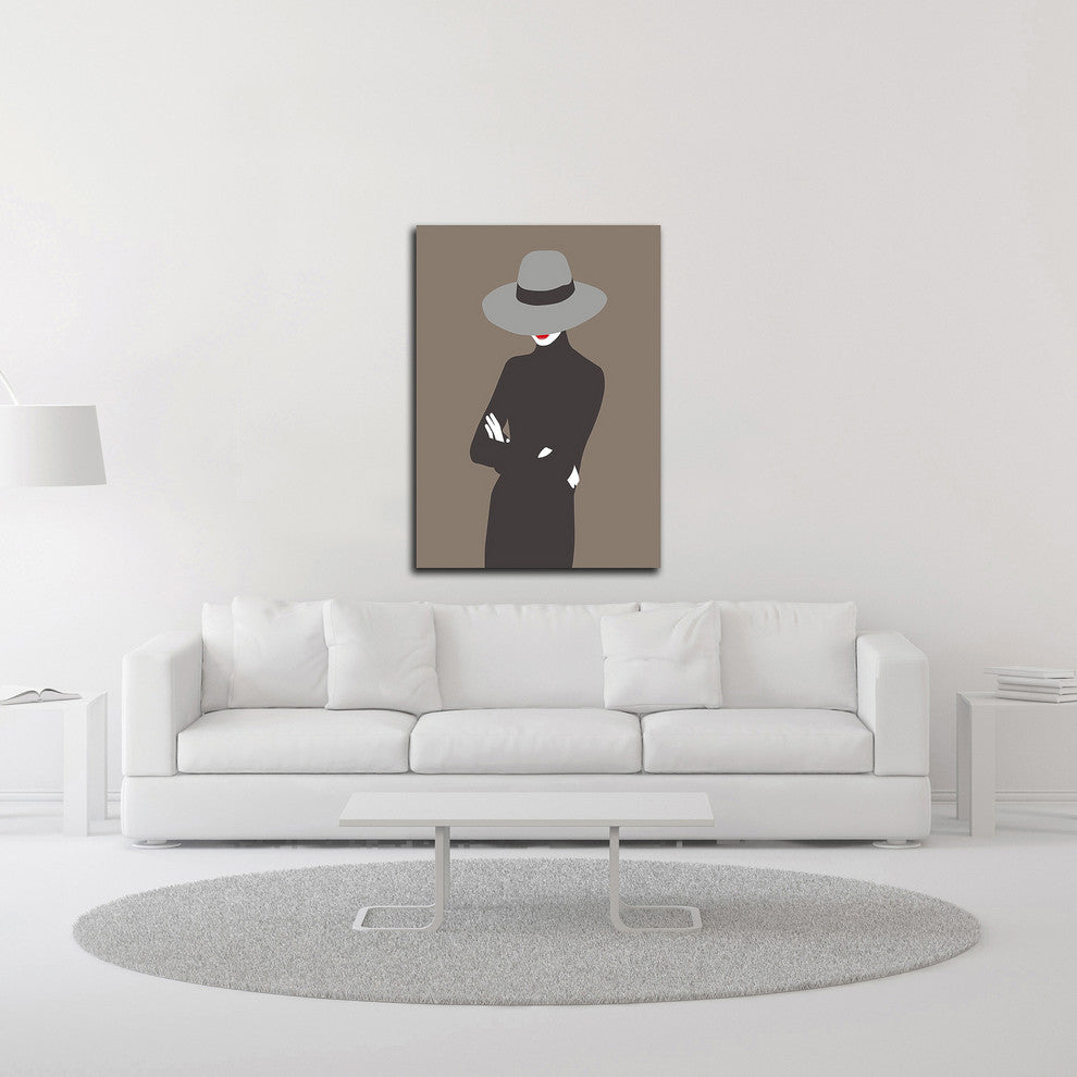 Lady No. 4 by Sean Salvadori, Print on Canvas, 20"x28"
