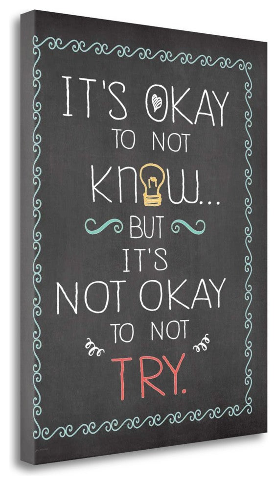 "Its Okay" By Jo Moulton, Giclee Print on Gallery Wrap Canvas, Ready to Hang
