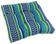 19" Squared Spun Polyester Tufted Dining Chair Cushion, Pike Azure