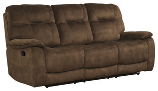 Parker Living Cooper Shadow Brown Manual Triple Reclining Sofa