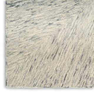 DKNY Pure Angles 3'9" x 5'9" Grey Modern Indoor Rug