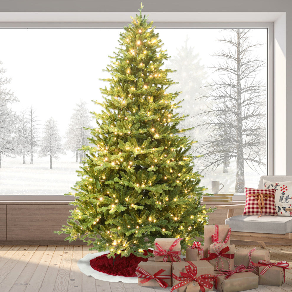 7.5-Ft. Oregon Pine Christmas Tree, Warm White LED Lighting