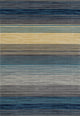 Bastille Heathered Stripe Blue 9'2"x12'4" Area Rug