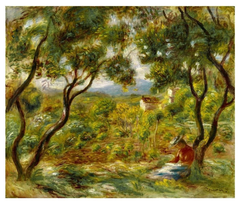 "The Vineyards at Cagnes (Les Vignes a Cagnes), 1908" Paper Art, 46"x39"