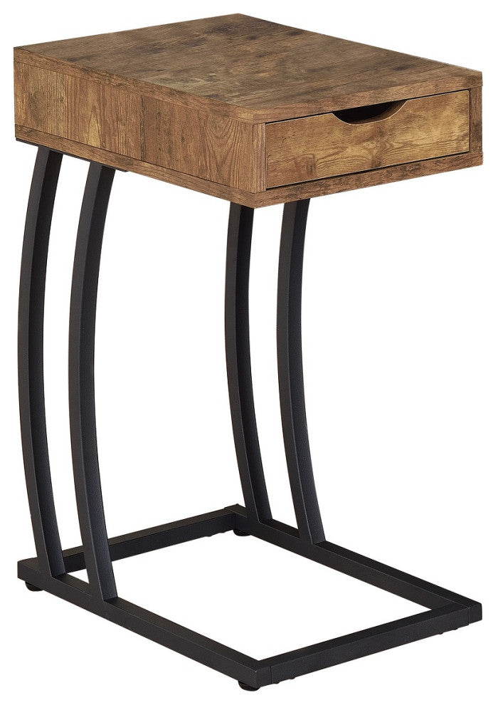 Accent Table with Storage Drawer, Antique Nutmeg