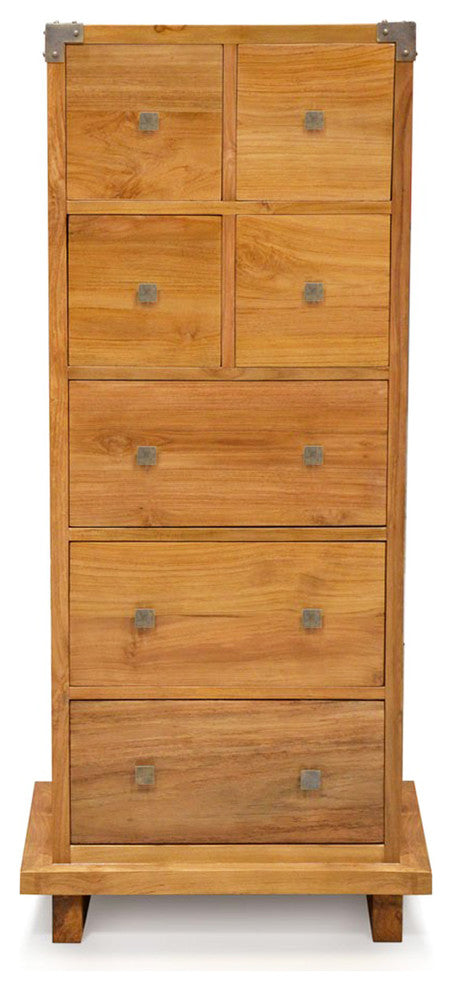 Harmonia Living Kobe 7-Drawer Tall Dresser - Danish Honey