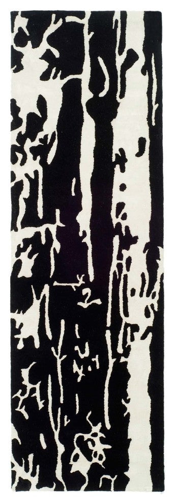Safavieh Soho soh326a Rug, Black/White, 2'6"x12'0" Runner