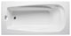 Malibu Fairfield Rectangle Massaging Air Jet Bathtub 60x36x22 Biscuit