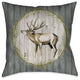 Laural Home Woodland Deer 18" X 18" Indoor Decorative Pillow