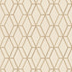 Textured Wallpaper, Rhomboid Trellis, Cream Champagne Beige, Sample