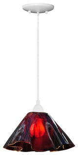 Jezebel Radiance Lily Large Pendant, Plum
