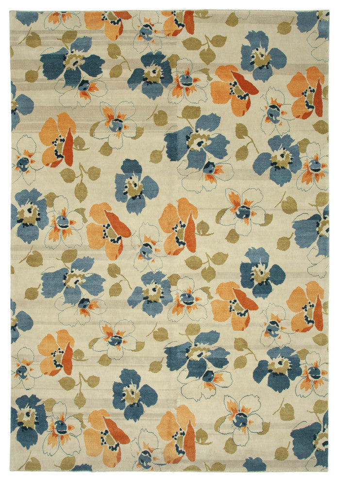 Rug N Carpet - Handmade Oriental 10' 0" x 14' 4" Soft Oushak Area Rug