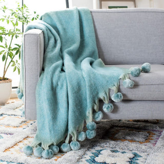 Safavieh Shae Throw Aqua 50" X 70"